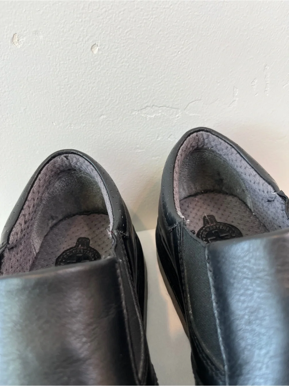 Dr. Martens Orson Leather Slip-On Loafers Black Mens Size 11 AW004